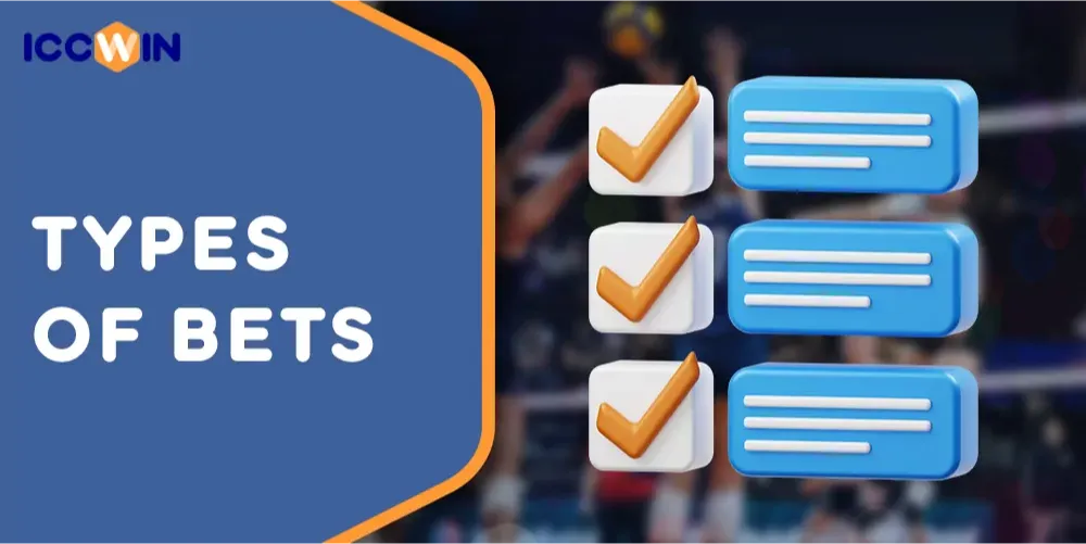 Types of bets on Volleyball Types of bets on Volleyball